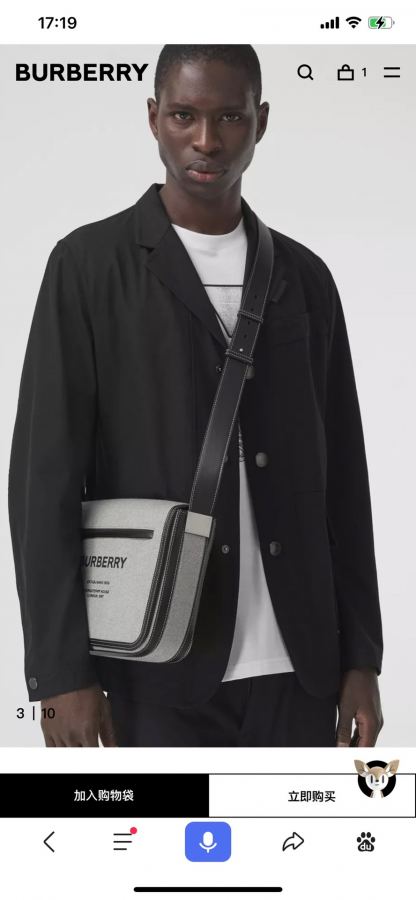 1:1 Replica Burberry bag Upper body reference — AAA Quality Replica — photo 2