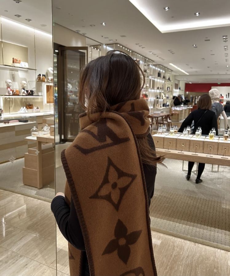 1:1 Replica LV scarf Graphical Damier LV — Premium Replica — photo 6