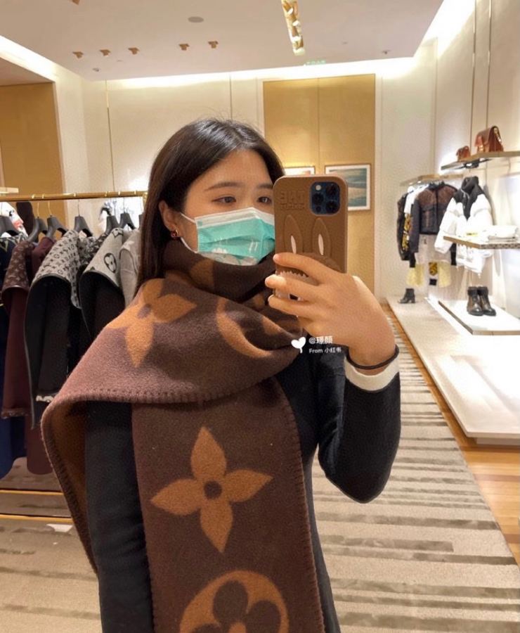 1:1 Replica LV scarf Graphical Damier LV — Premium Replica — photo 5