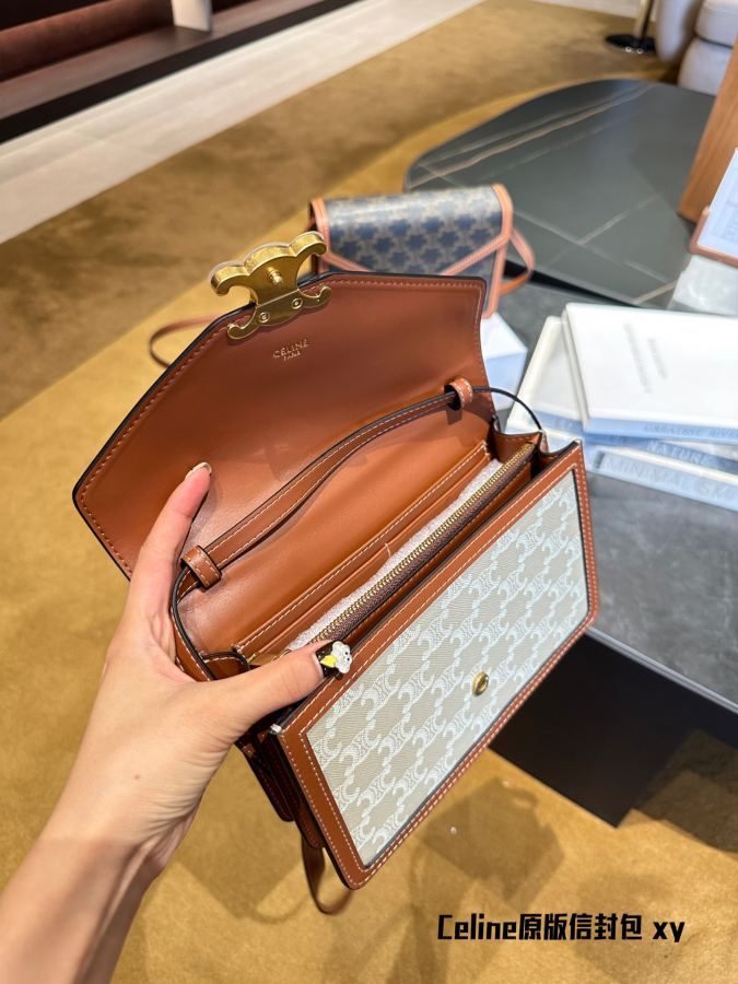 1:1 Replica Celine bag New | + CELIN E ENVELOPPE TRIOMPHE — Premium Replica — photo 6