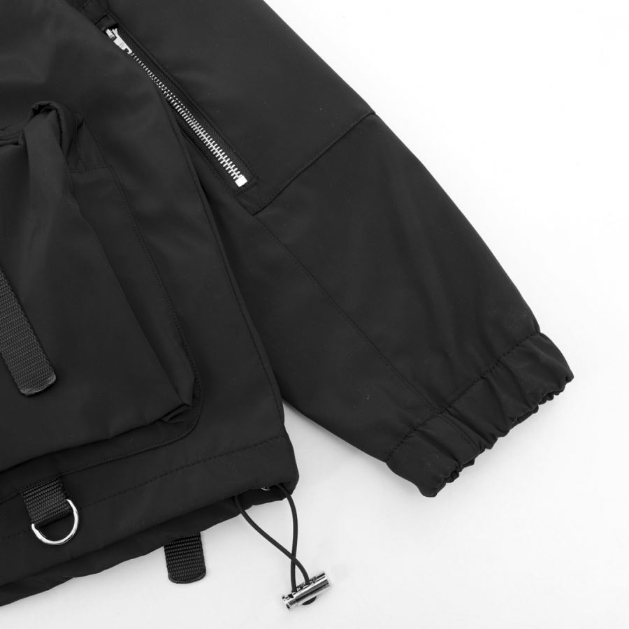 1:1 Replica Prada men Prada triangle logo multi-pocket hooded jacket — 1:1 Replica — photo 4