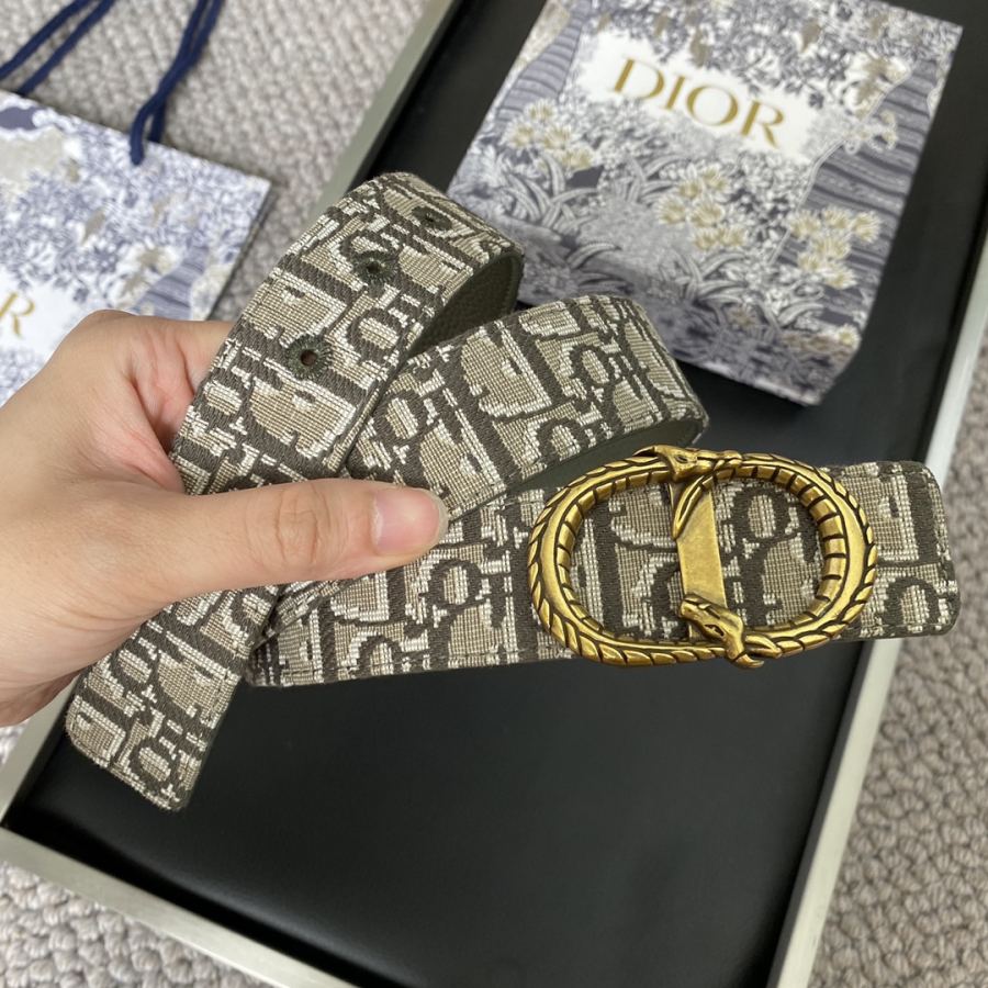 1:1 Replica Dior belt DIOR New 3.5 CM. CD. — AAA Quality Replica — photo 2