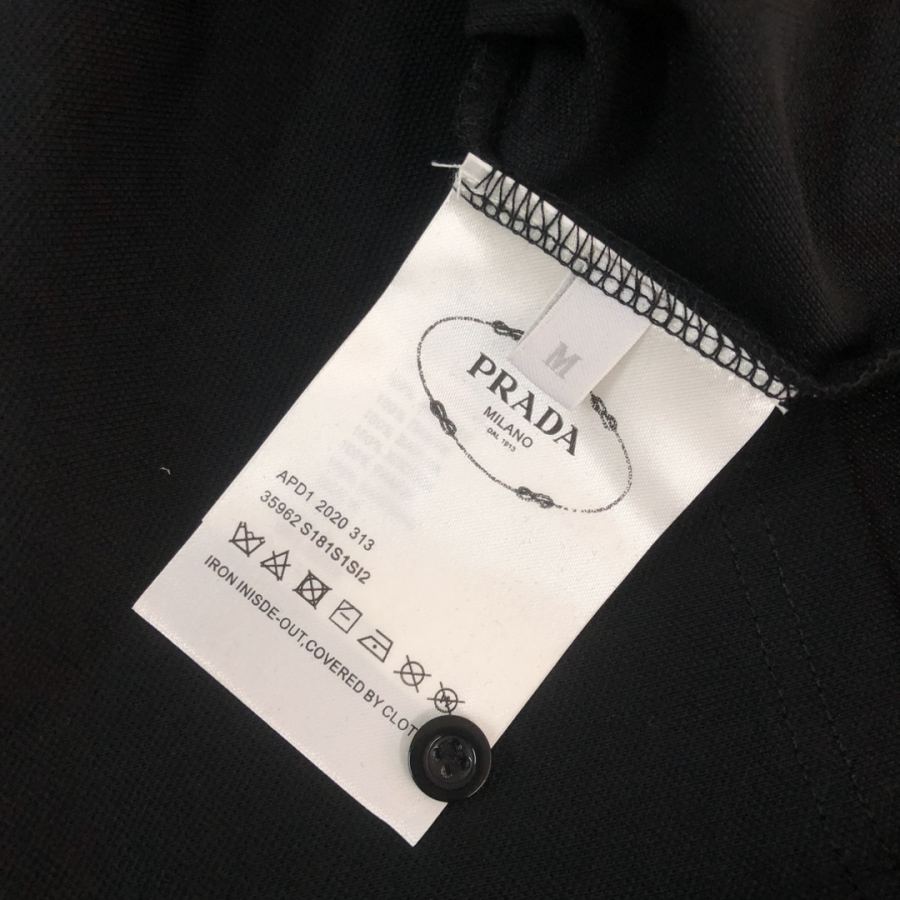 1:1 Replica Prada men C PRADA 2025 polo logo — AAA Quality Replica — photo 8