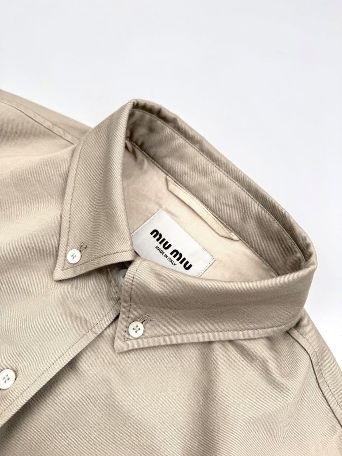 1:1 Replica MIUMIU men Miu embroidered buttoned jacket — AAA Quality Replica — photo 3