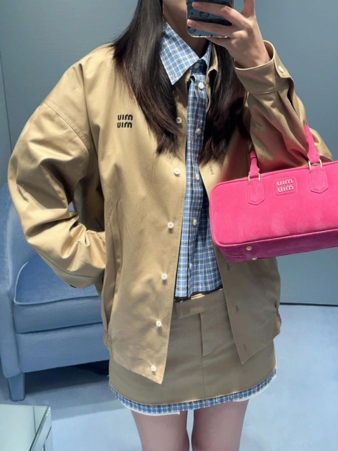 1:1 Replica MIUMIU men Miu embroidered buttoned jacket — Premium Replica — photo 5