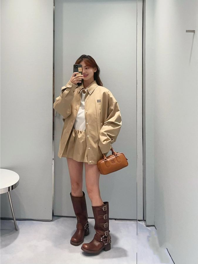 1:1 Replica MIUMIU men Miu embroidered buttoned jacket — Premium Replica — photo 6