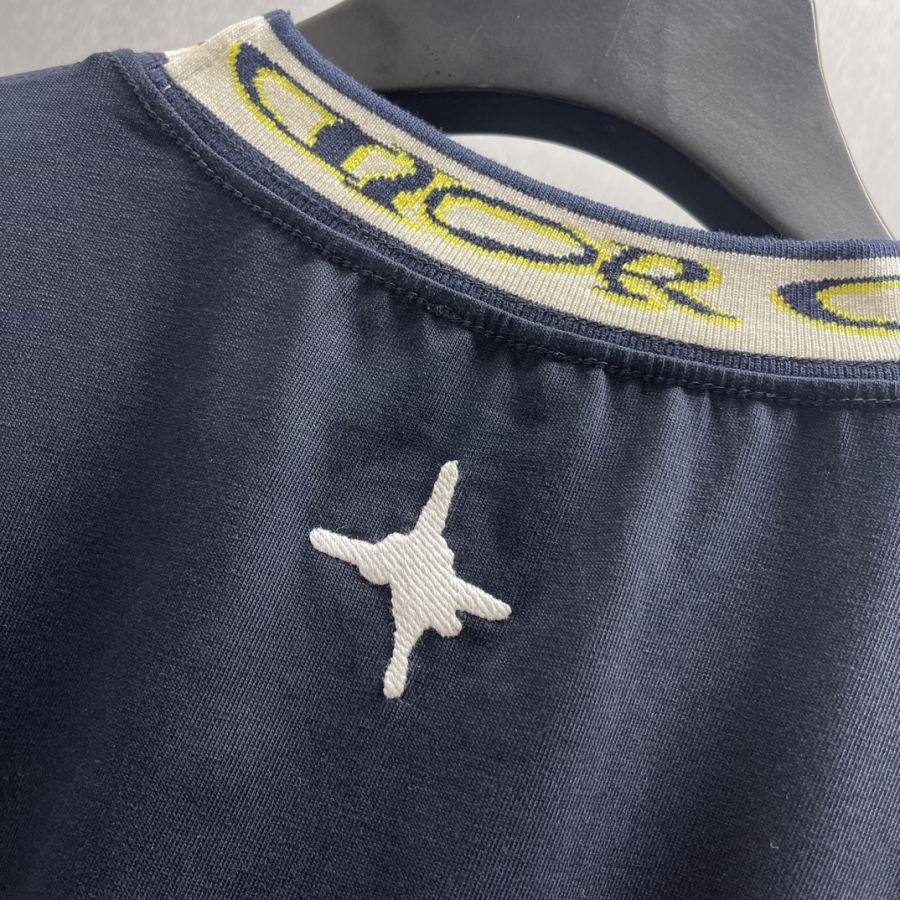 1:1 Replica Dior men CD short sleeves with threaded neckline — Premium Replica — photo 6