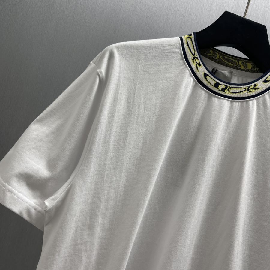 1:1 Replica Dior men CD short sleeves with threaded neckline — AAA Quality Replica — photo 2