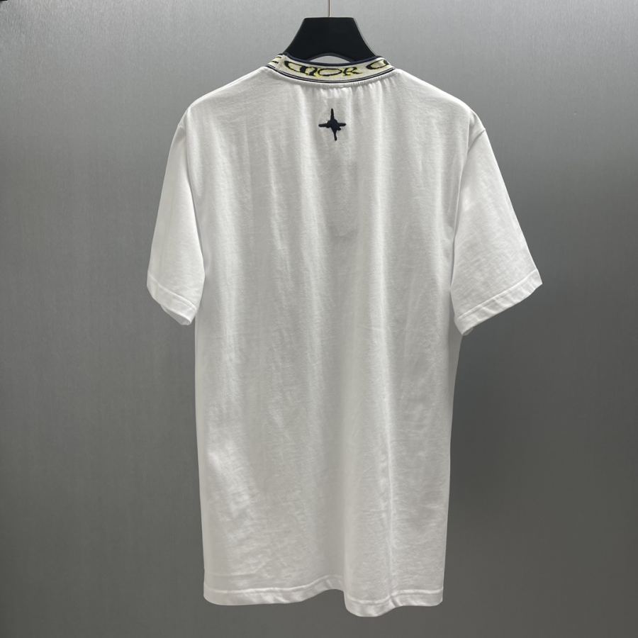 1:1 Replica Dior men CD short sleeves with threaded neckline — AAA Quality Replica — photo 7