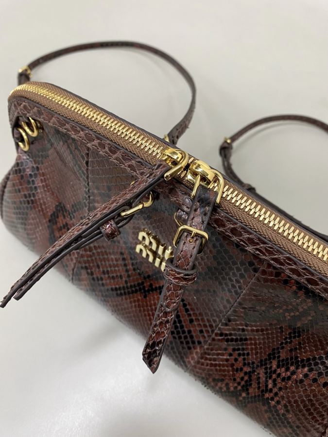 1:1 Replica Miu bag Brown medium size, third batch pre-ordered — 1:1 Replica — photo 6