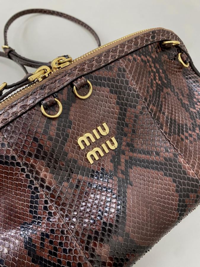 1:1 Replica Miu bag Brown medium size, third batch pre-ordered — 1:1 Replica — photo 5