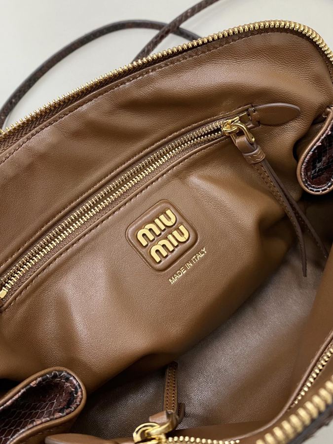 1:1 Replica Miu bag Brown medium size, third batch pre-ordered — 1:1 Replica — photo 9