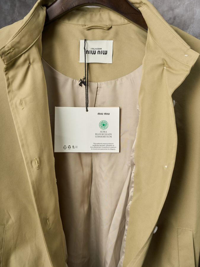 1:1 Replica MIUMIU men Miu embroidered buttoned jacket — Premium Replica — photo 5