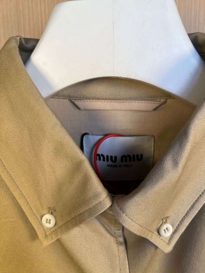 1:1 Replica MIUMIU men Miu embroidered buttoned jacket — Premium Replica — photo 4