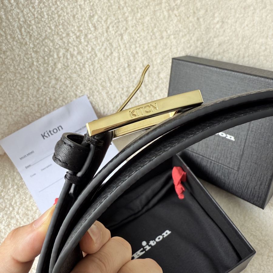 1:1 Replica KITON belt Kiton 3.5 BC LP — AAA Quality Replica — photo 3