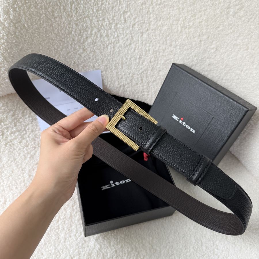 1:1 Replica KITON belt Kiton 3.5 BC LP — AAA Quality Replica — photo 4
