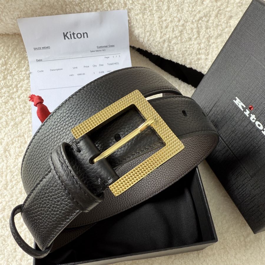 1:1 Replica KITON belt Kiton 3.5 BC LP — AAA Quality Replica — photo 2