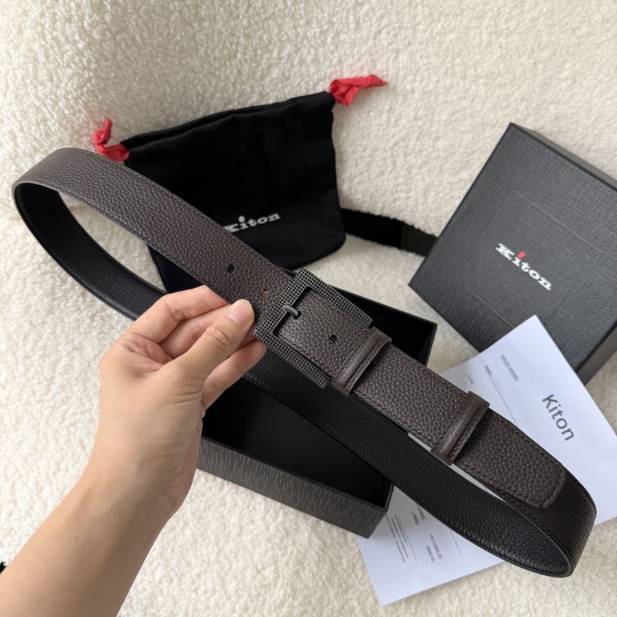 1:1 Replica KITON belt Kiton 3.5 BC LP — AAA Quality Replica — photo 3