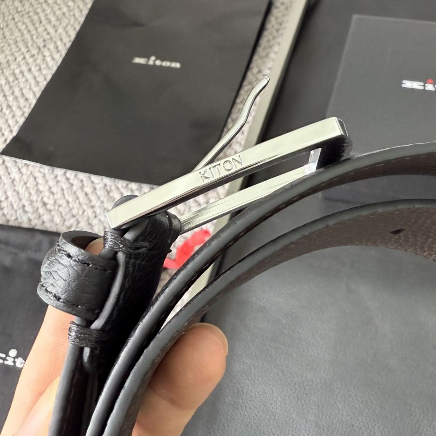 1:1 Replica KITON belt Kiton 3.5 BC LP — AAA Quality Replica — photo 6