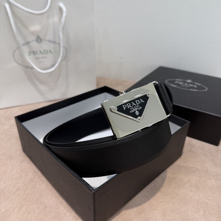 1:1 Replica Prada belt PRADA 3.4cm — AAA Quality Replica