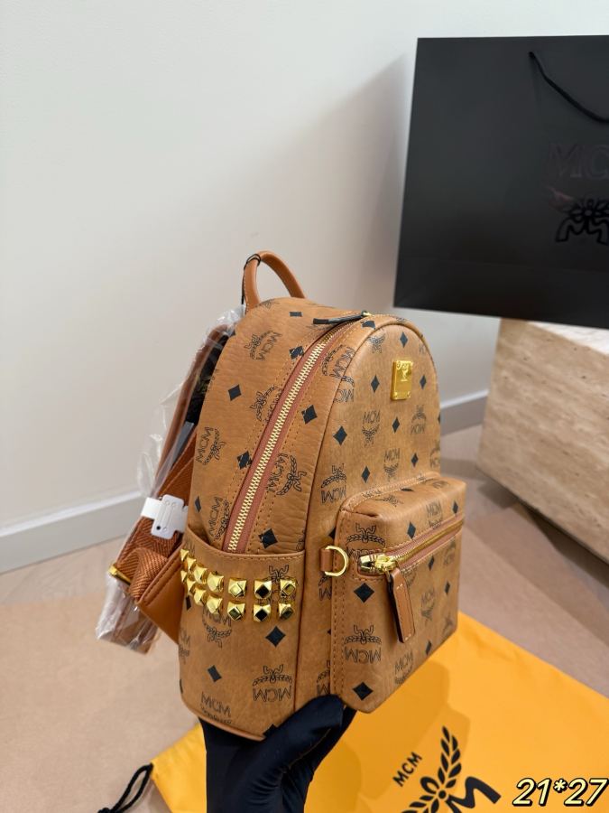 1:1 Replica MCM bag MCM original single backpack — 1:1 Replica — photo 4