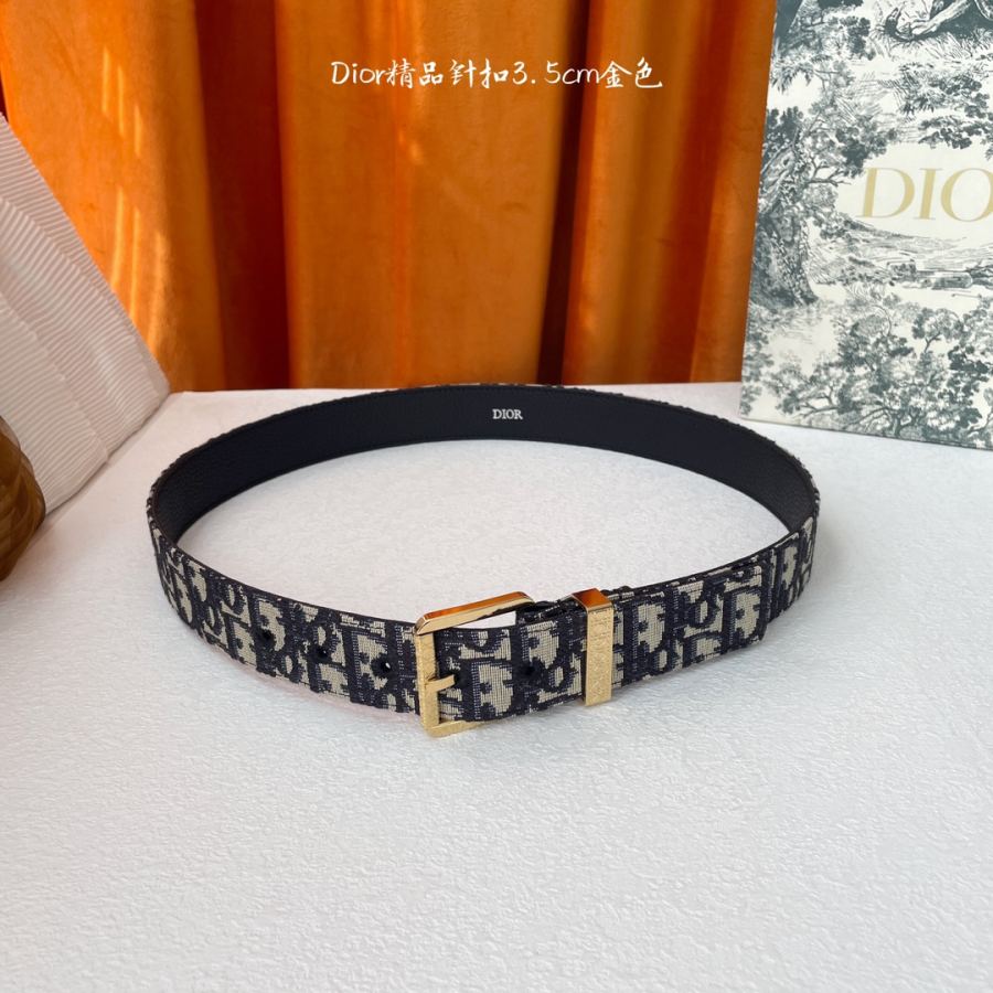 1:1 Replica Dior belt Dior “DIOR” 3.5cm — AAA Quality Replica — photo 5
