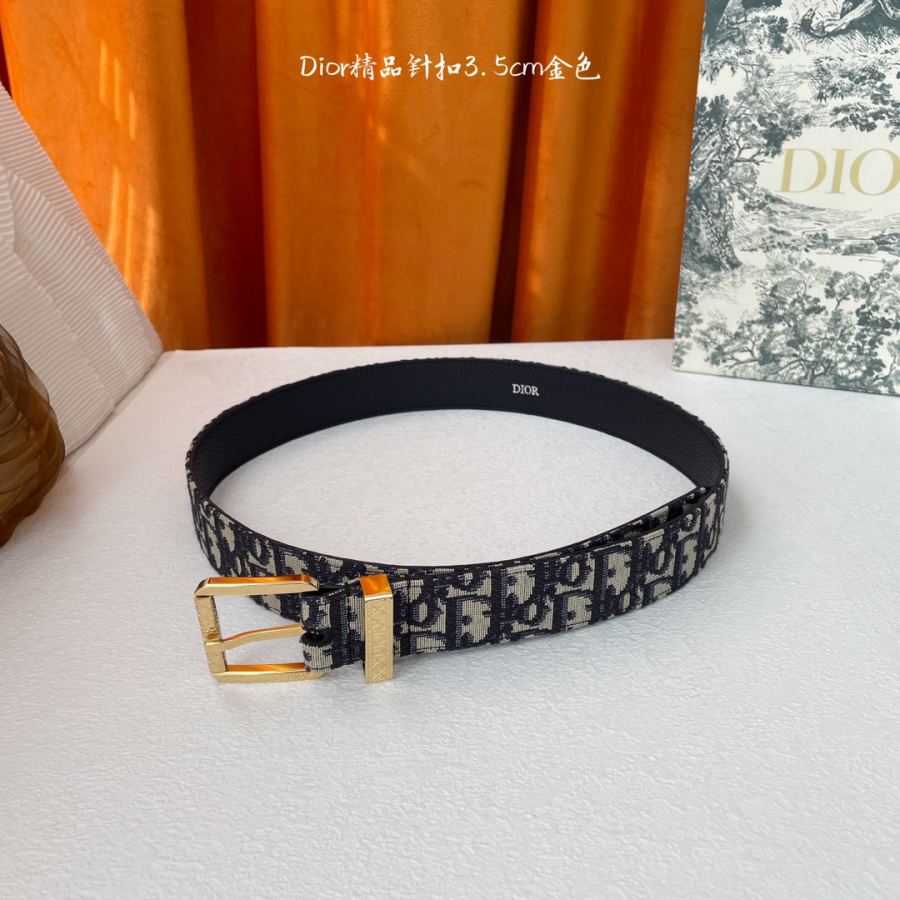 1:1 Replica Dior belt Dior “DIOR” 3.5cm — AAA Quality Replica — photo 2