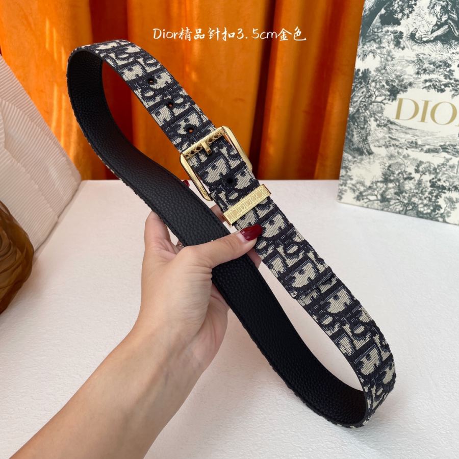 1:1 Replica Dior belt Dior “DIOR” 3.5cm — AAA Quality Replica — photo 6