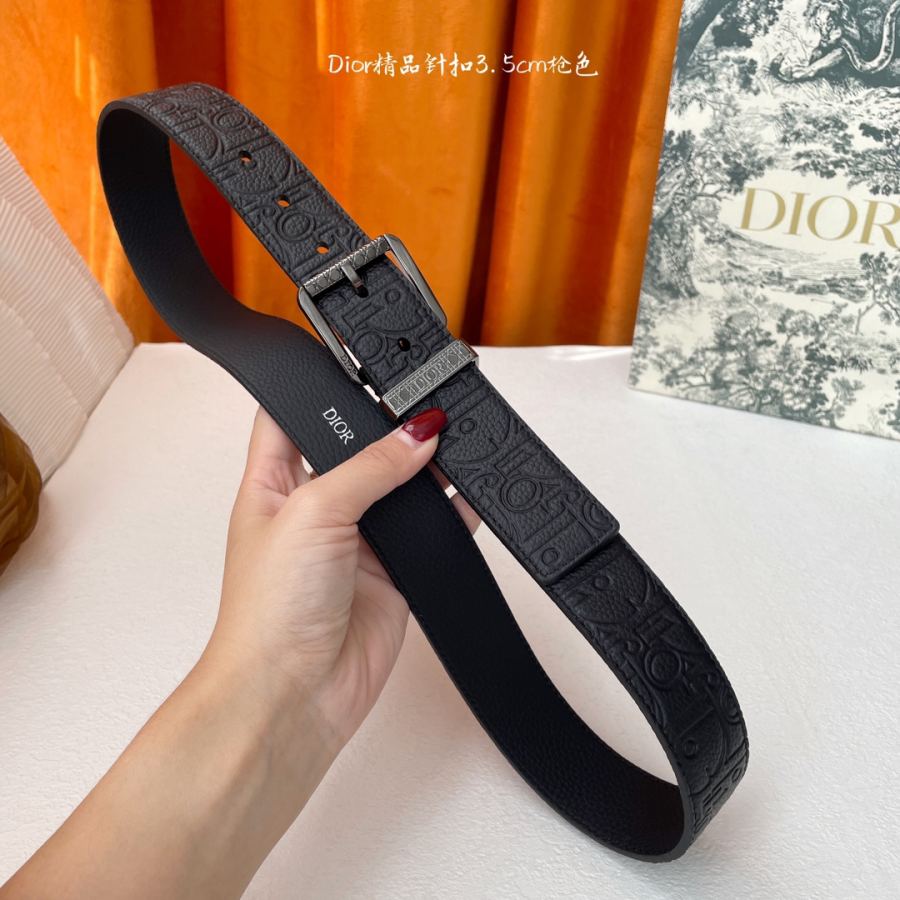 1:1 Replica Dior belt Dior “DIOR” 3.5cm — Premium Replica — photo 6