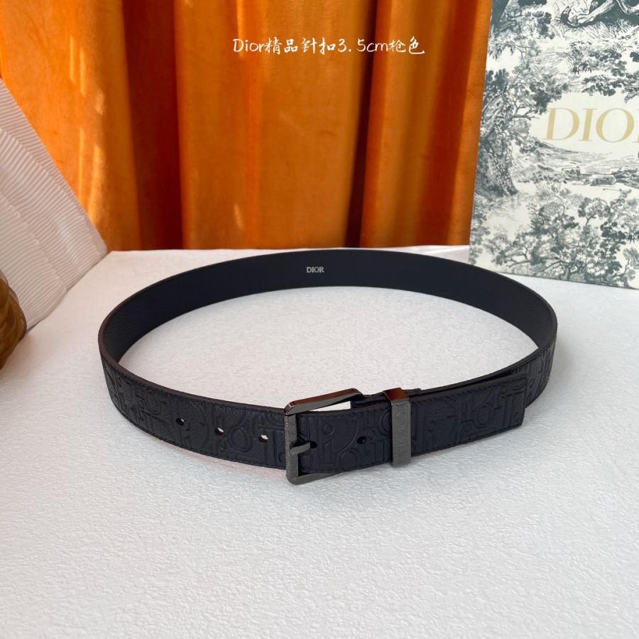 1:1 Replica Dior belt Dior “DIOR” 3.5cm — Premium Replica — photo 5
