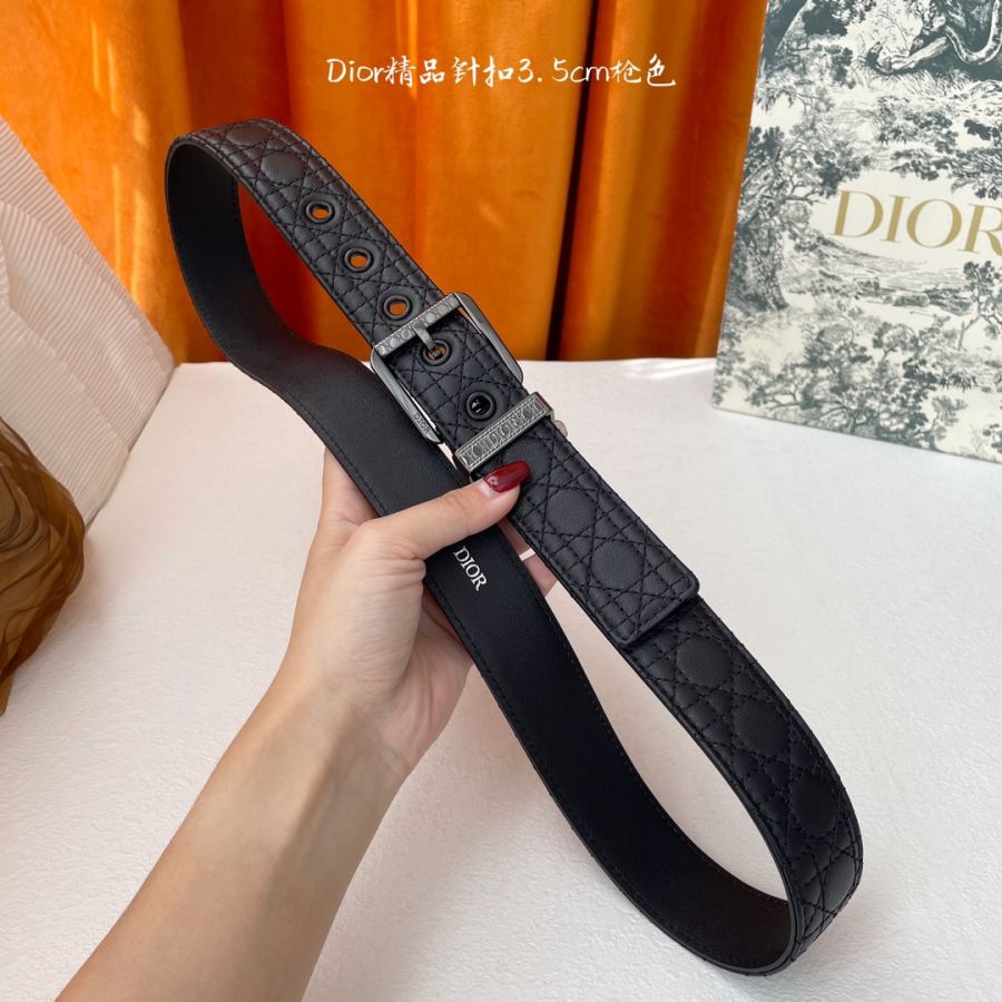 1:1 Replica Dior belt Dior “DIOR” 3.5cm — Premium Replica — photo 6