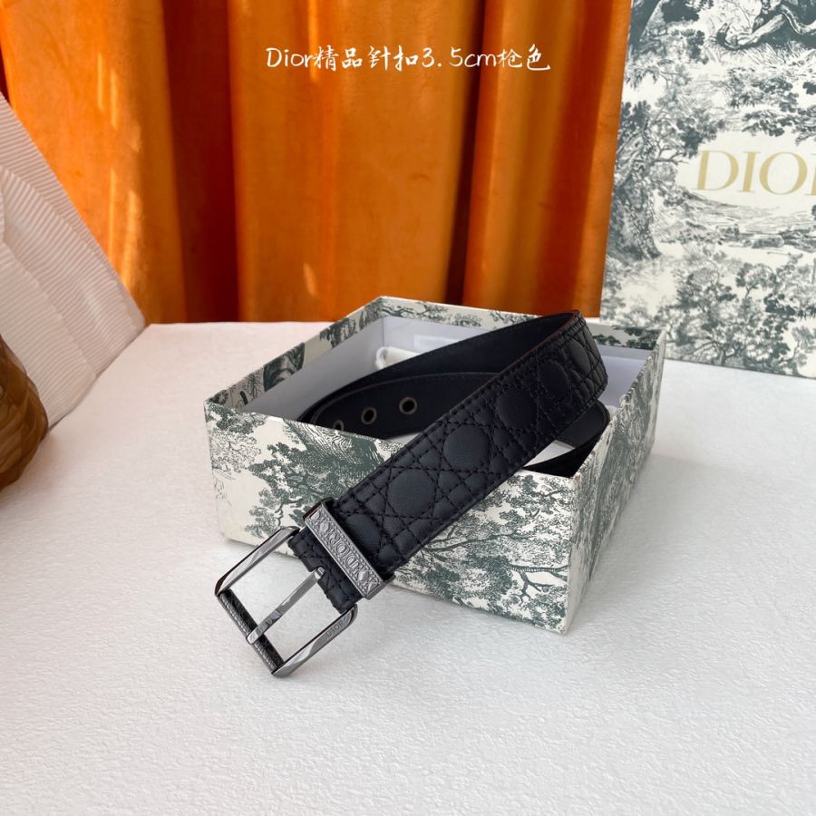 1:1 Replica Dior belt Dior “DIOR” 3.5cm — Premium Replica