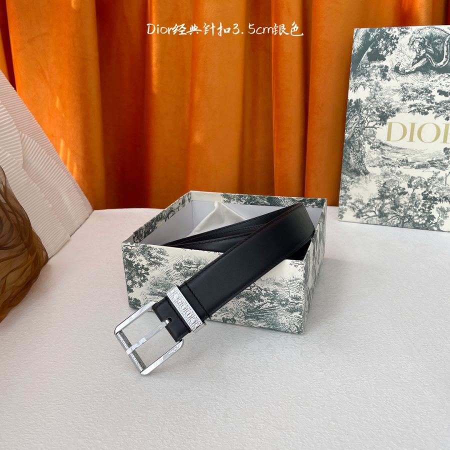 1:1 Replica Dior belt Dior “DIOR” 3 5cm — Premium Replica