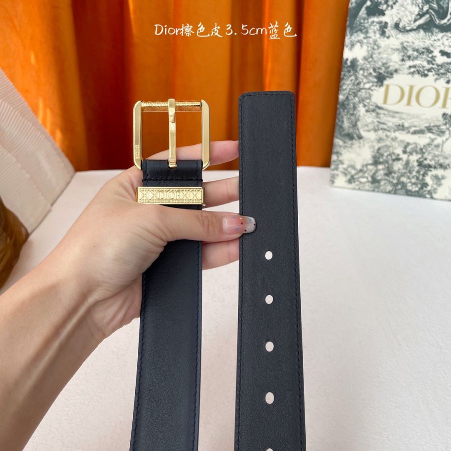 1:1 Replica Dior belt Dior “DIOR” 3.5cm — AAA Quality Replica — photo 4