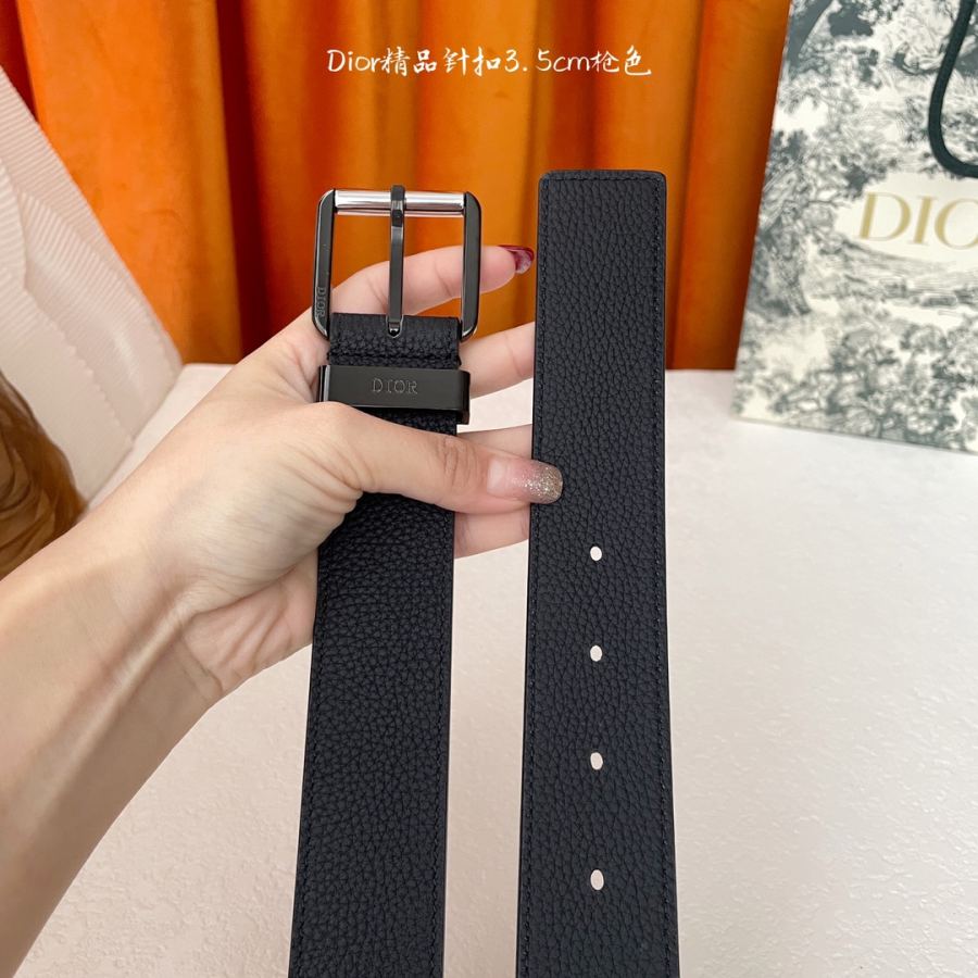 1:1 Replica Dior belt Dior “DIOR” 3.5cm — Premium Replica — photo 4
