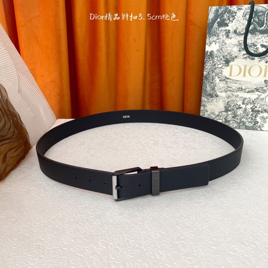 1:1 Replica Dior belt Dior “DIOR” 3.5cm — Premium Replica — photo 5