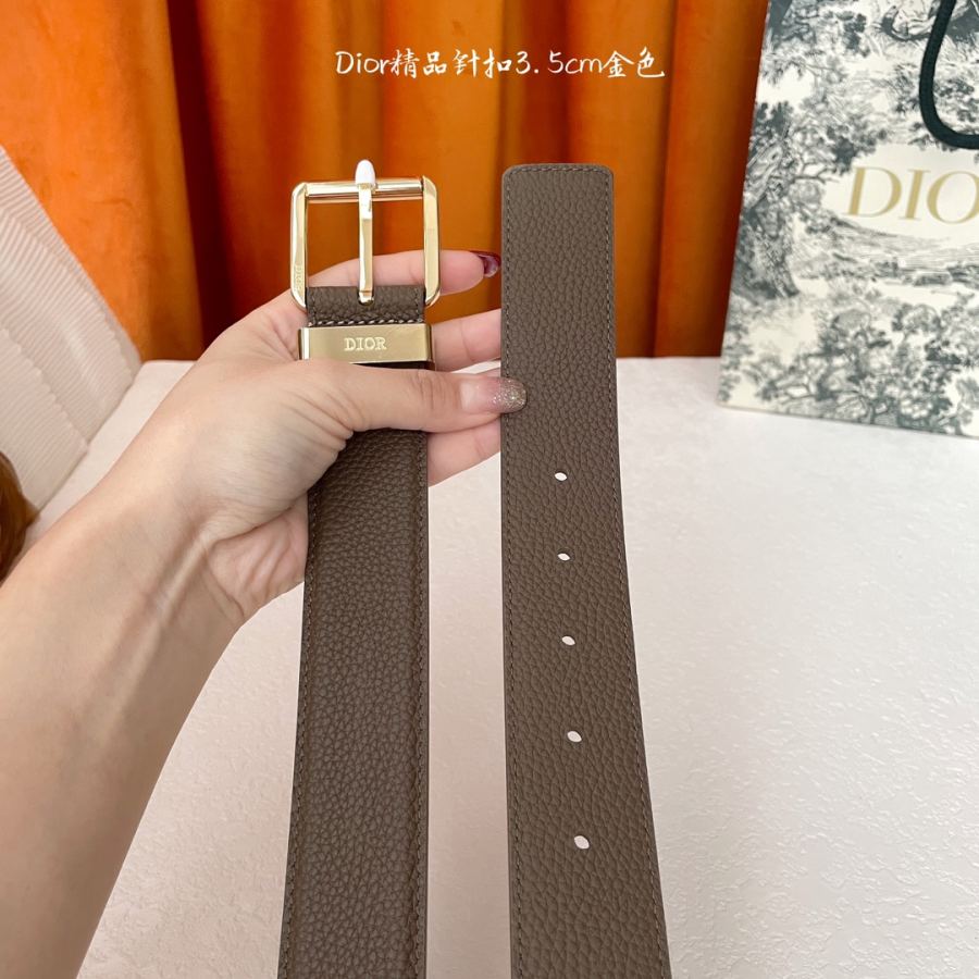 1:1 Replica Dior belt Dior “DIOR” 3 5cm — Premium Replica — photo 4