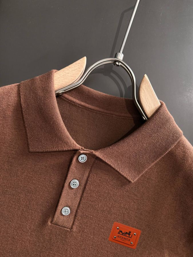 1:1 Replica Hermes Men Hermes 2026 polo — AAA Quality Replica — photo 3