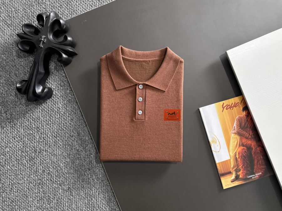 1:1 Replica Hermes Men Hermes 2026 polo — AAA Quality Replica — photo 8