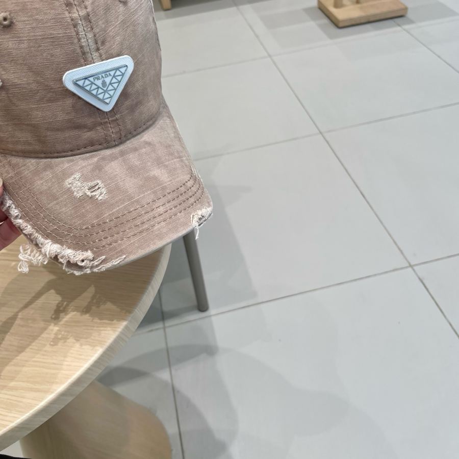 1:1 Replica prada hat Prada high inverted triangle baseball cap — Premium Replica — photo 4