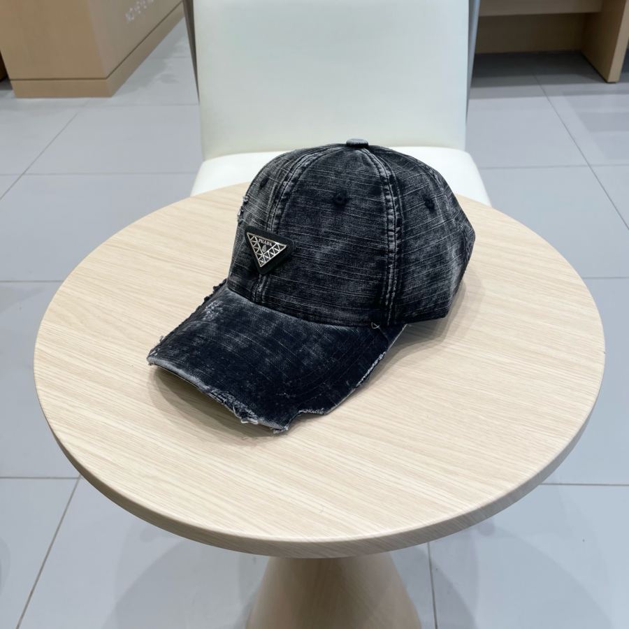 1:1 Replica prada hat Prada high inverted triangle baseball cap — 1:1 Replica — photo 2