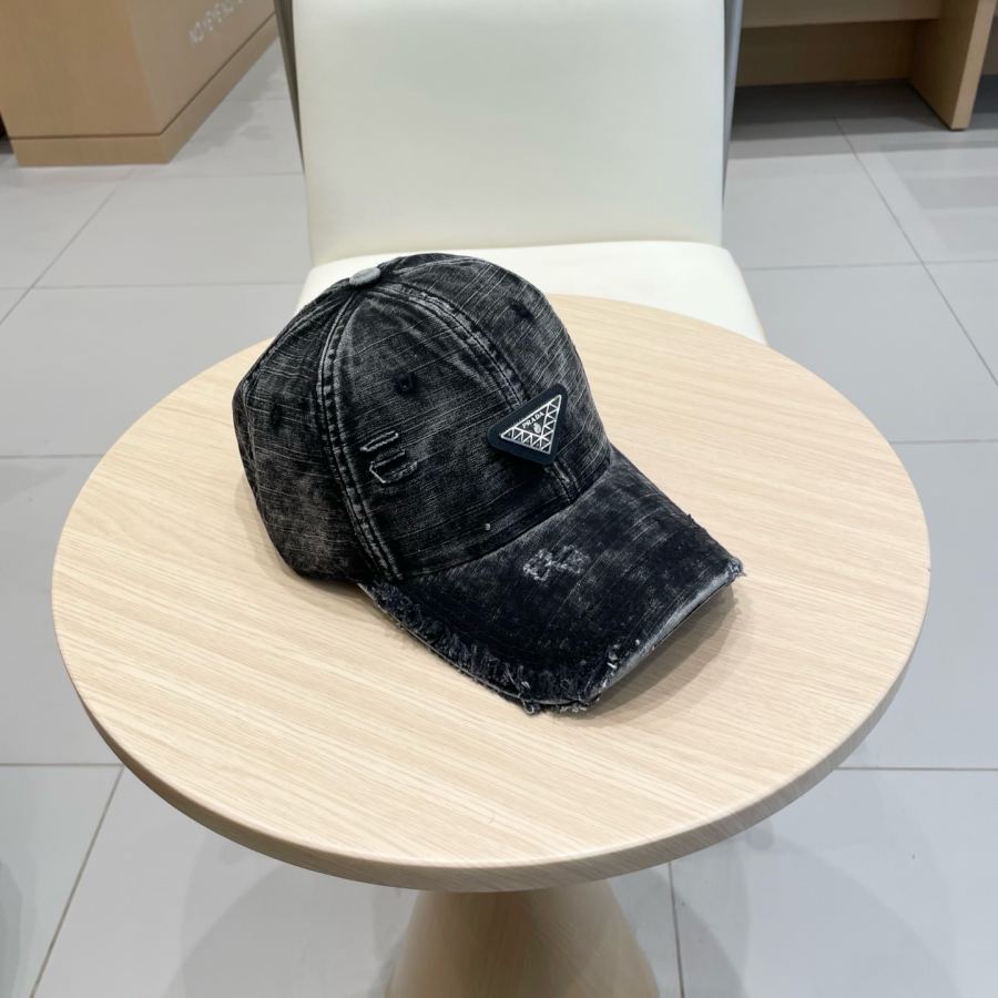 1:1 Replica prada hat Prada high inverted triangle baseball cap — 1:1 Replica — photo 3