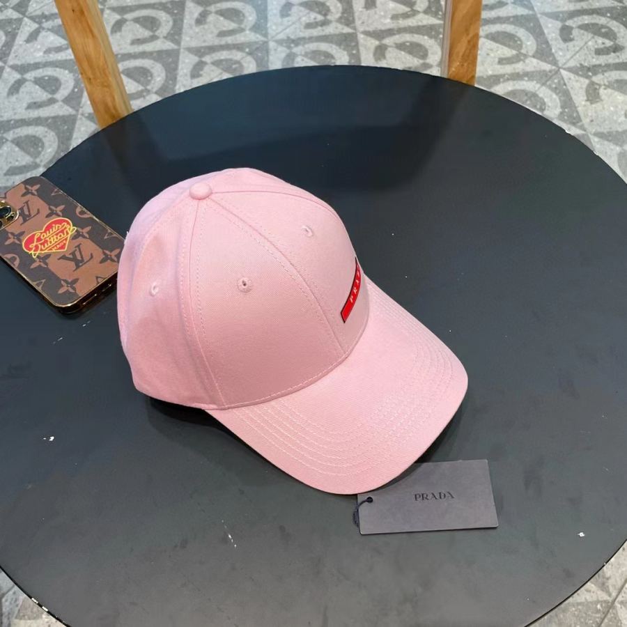 1:1 Replica prada hat Prada classic triangle logo baseball cap — AAA Quality Replica — photo 3