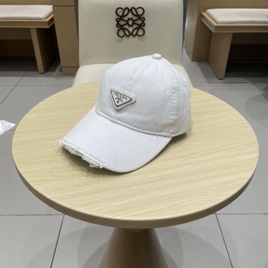 1:1 Replica prada hat Prada classic triangle logo baseball cap — Premium Replica — photo 2
