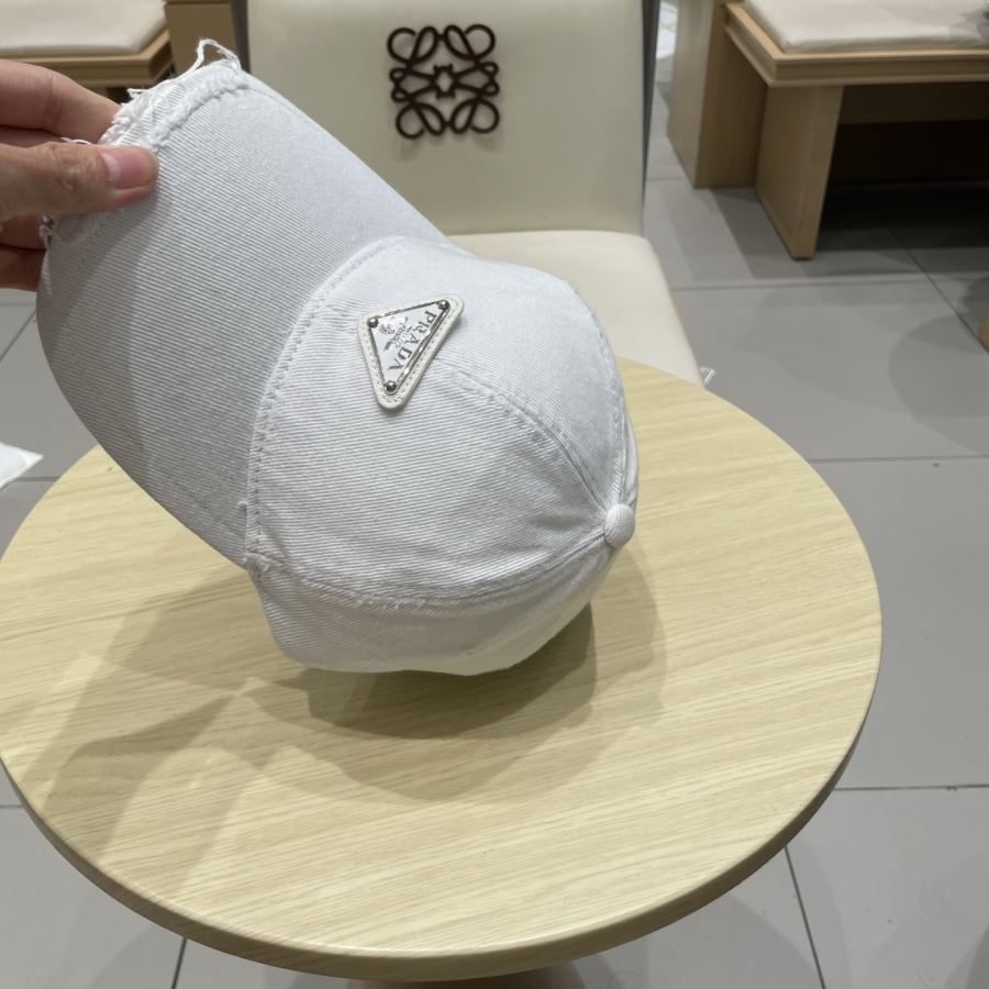 1:1 Replica prada hat Prada classic triangle logo baseball cap — Premium Replica — photo 7