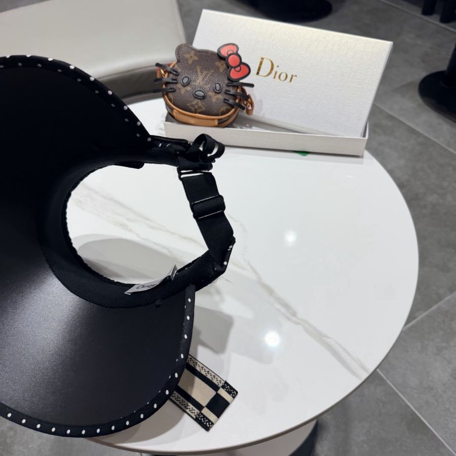 1:1 Replica dior hat Dior raffia hollow top sunhat — AAA Quality Replica — photo 8