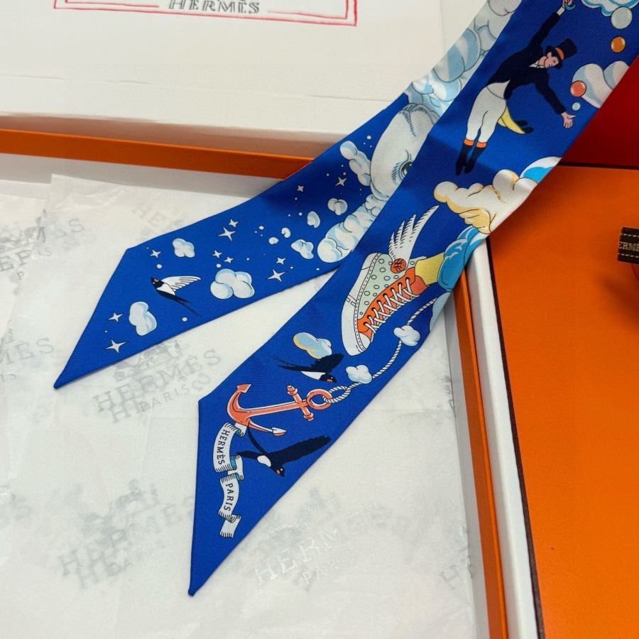 1:1 Replica Hermes Scarf Hermes “ ”Twilly — AAA Quality Replica — photo 9
