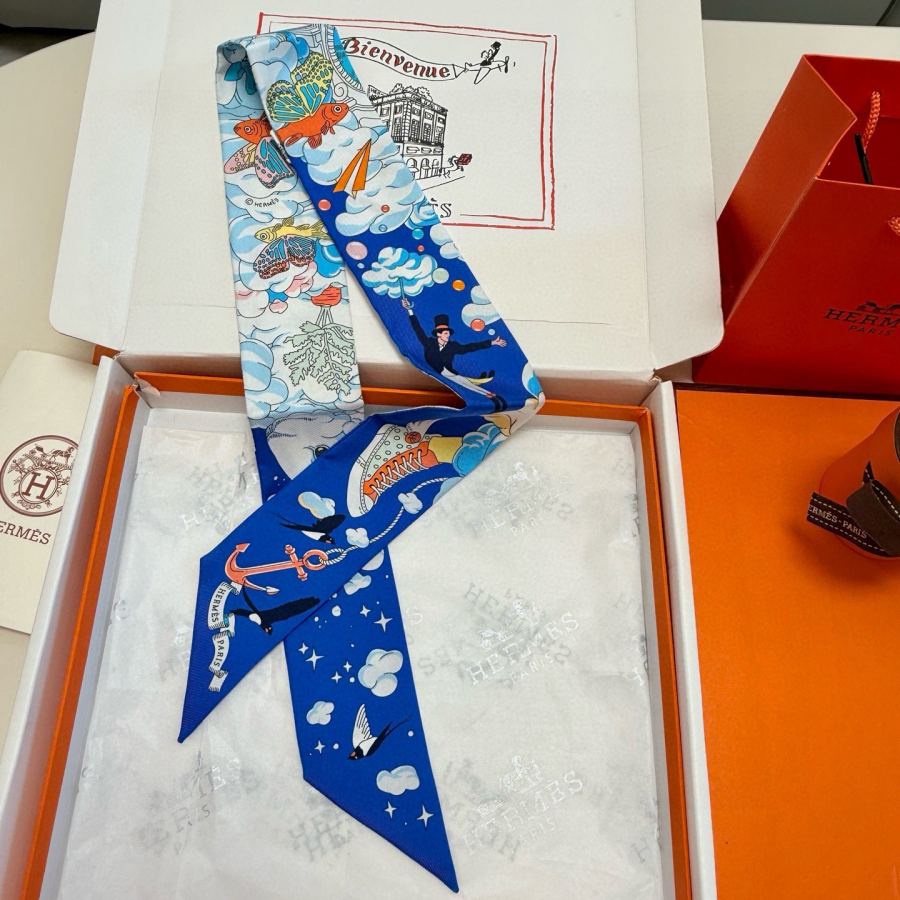 1:1 Replica Hermes Scarf Hermes “ ”Twilly — AAA Quality Replica — photo 5