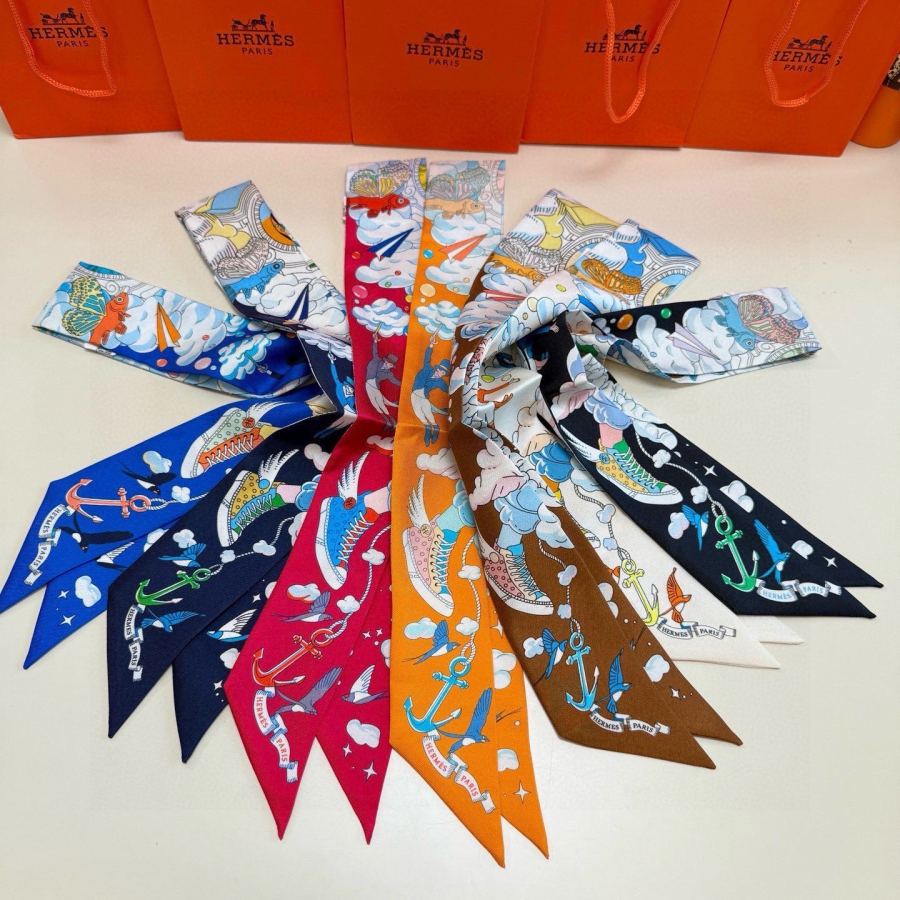 1:1 Replica Hermes Scarf Hermes “ ”Twilly — AAA Quality Replica — photo 12
