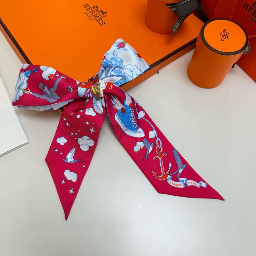 1:1 Replica Hermes Scarf Hermes “ ”Twilly — Premium Replica — photo 10